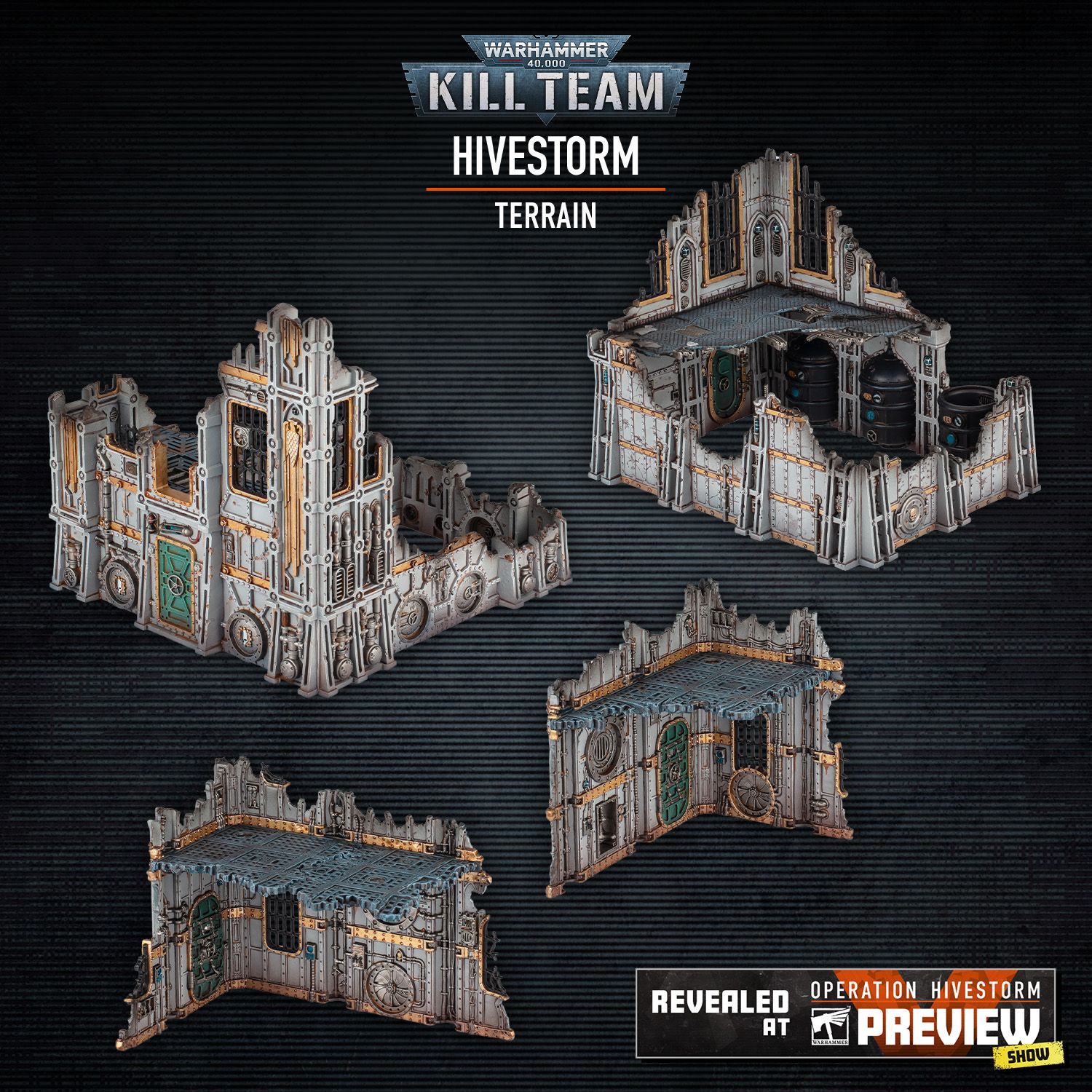 その他 Storm Hive Volkus Terrain Kill Team Kill Team Hivestorm Killzone: Volkus Terrain Scatter & Board